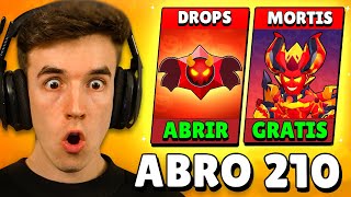 ABRO 210 DROPS DEMONIACOS Y CONSIGO *GRATIS* a MORTIS DEMONIO en BRAWL STARS