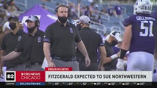 Former Northwestern football coach Pat Fitzgerald expected to sue university, sources say