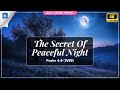 Daily Bible Verse - Psalm 4:8: The Secret Of Peaceful Night