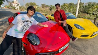 Red Porsche Bhi Aagyi  😍 New Super-Car