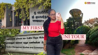 My first uni tour🥹❤️| Uni diaries | vlog 0002