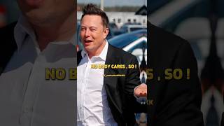 No Body Cares So 😳🔥 Elon Musk Status ❤ #motivation #billionaire #sigmarule #elonmusk #shorts
