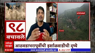 Raigad Irshalgad Landslide : दुर्घटनेपूर्वी अशी दिसत होती इर्शाळवाडी, Jeevan Kadam ने टीपलेली दृश्ये