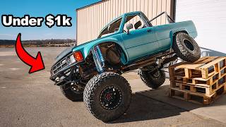 I Built a Budget 4Runner With INSANE Rock Crawler Suspension!