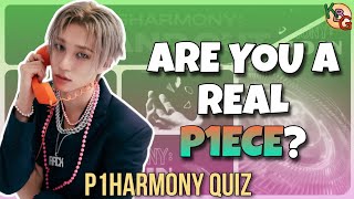 ARE YOU A REAL P1ECE? | P1HARMONY QUIZ | KPOP GAME (ENG/SPA)