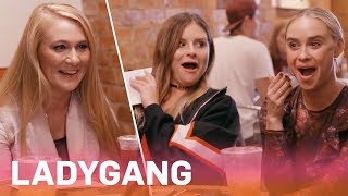 Becca Tobin & Jac Vanek Meet a Real Woman With Prison Baes | LadyGang | E!