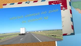 Driving Wyoming and Idaho on Highway 30 4K