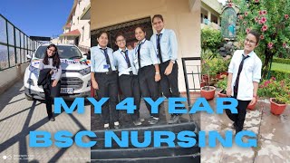 My 4year BSC Nursing journey in 1:30 minutes💖💖💖 #nursingofficer #norcet #viral