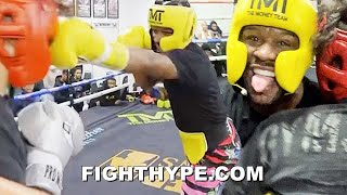 FLOYD MAYWEATHER HUMILIATES YOUTUBER HALF HIS AGE IN NEW SPARRING LEAK; TAGS & TOYS WITH JARVIS