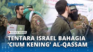 Tak Disangka Kebahagian Tentara Israel hingga Cium Kening Pasukan Palestina saat Dibebaskan