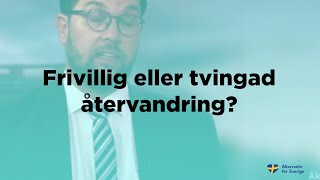 Skillnaden mellan SDs och Alternativ för Sveriges återvandringspolitik