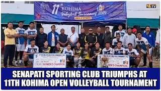 SENAPATI SPORTING CLUB TRIUMPHS AT 11TH KOHIMA OPEN VOLLEYBALL TOURNAMENT