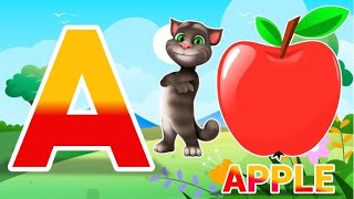 A for apple, abcd song, abcd rhymes video, abcd learning, | #abclearningsongs