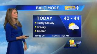 Ava: Dress in extra layers to combat winds