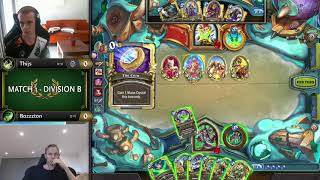 Thijs vs Bozzzton - Division B - Hearthstone Grandmasters Europe 2020 Season 1 - Week 7