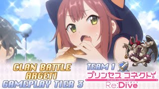 Princess Connect! Re:Dive Clan Battle Argeti (アルゲティ) Tier 3 - Team 1 [Diciembre 2021]