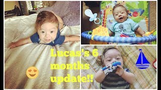 LUCAS' 6 MONTHS UPDATE I ROLLING OVER!👶