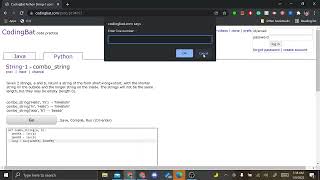 Coding Bat Problem 30 Combo String