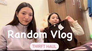 RANDOM VLOG||THRIFT HAUL||FUNNY#ladakhi glam sister #ladakhi vlogger