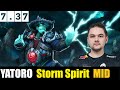 🤯 YATORO [STORM]  MID 7.37 - DOTA 2 HIGHEST MMR #dota2    #dota2gameplay #yatoro