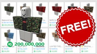 How To Get Free Shirts On Roblox Bc Needed - roblox hack bc