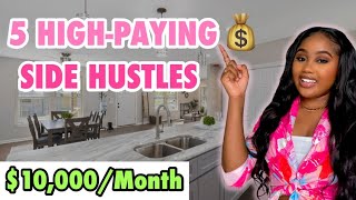 5 HIGHEST PAYING Side Hustles For Women In 2023 | make money online