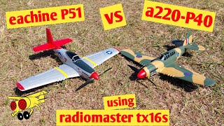 How to Bind XK A220 P40 Updated \u0026 Eachine P51D vs XK A220 P40 RC micro plane