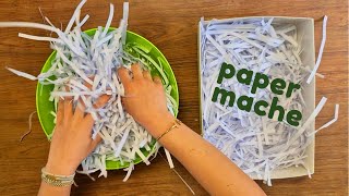 Art for kids: How to make a paper mache