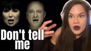 Disturbed (Feat Ann Wilson) - don't tell me. REACTION. In my feely feels for a zepto second