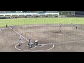 ２０２１年、第６３回nhk旗鹿児島県高校野球大会、準々決勝、大島ー鹿児島商業、７回裏の大島の攻撃。