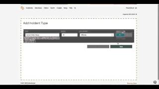 Edit Incident Types