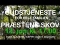 familiegudstjeneste i præstens skov