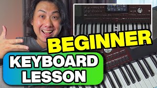 Your 1st Beginner Keyboard Piano Lesson - Getting Started