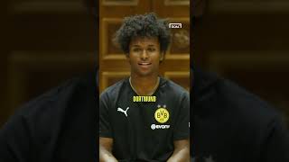 KARIM ADEYEMI plays GOAL's 54321 football challenge 🏆 #shorts @BVB @bundesliga