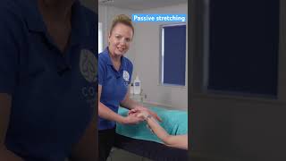 Passive Stretching at the Wrist - in #massage #stretching