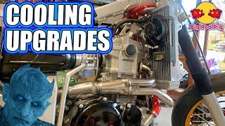 Huge Cooling Mods - XR650R Supermoto Build 11