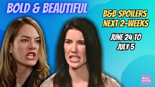 Bold and Beautiful 2-Week Spoilers June 24-July 5: Steffy & Hope Showdown & Popp