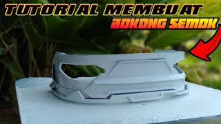 TUTORIAL MEMBUAT BOKONG MODEL SEMOX MINIATUR TRUK. DENGAN BAHAN PVC