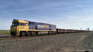 3XM4 Pacific National Steel Train - PoathTV Australian Railways