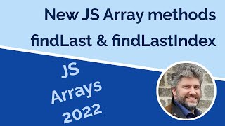 New Array findLast and findLastIndex JavaScript methods