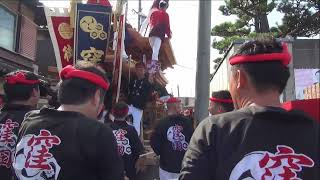 令和5年7月23日貝塚市　窪田町地車入魂式御披露目曳行