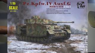 Border Model Pz.Kpfw.IV Ausf.G Unboxing and Assemble