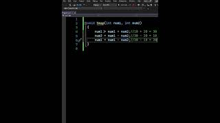 Interview question: Swap 2 numbers without temporary variable