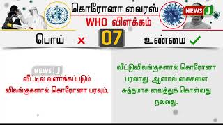 சமூக வலைதளங்களில் வரும் வதந்திகளை நம்ப வேண்டாம் - WHO விளக்கம்