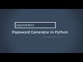 How to Create a Random Password Generator in Python