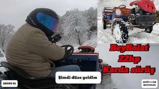 BEYBOLAT 22hp(patpat) KARLA KAPLI YOLDA SÜRÜŞ | OSTİWORKS