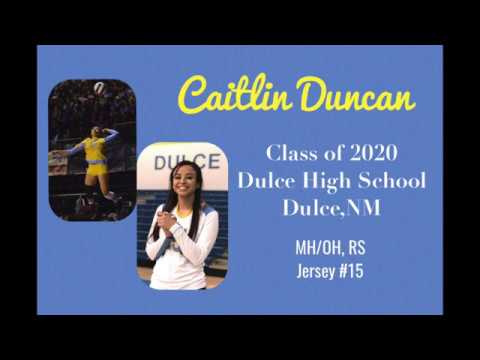 Caitlin Duncan Senior State Volleyball Playoff Highlights 2019 Youtube