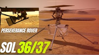 Nasa Mars Perseverance Rover SOL 36/37 | March 28 2021 |Perseverance Rover new footage