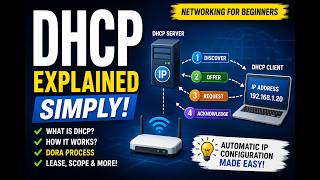 DHCP Explained Simply | Dynamic Host Configuration Protocol for Beginners