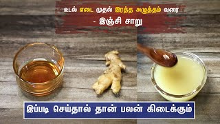 உடல் எடை, இரத்த அழுத்தம் என பல பிரச்சனைக்கு - இஞ்சி